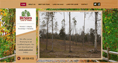 Desktop Screenshot of desotolandandtimber.com